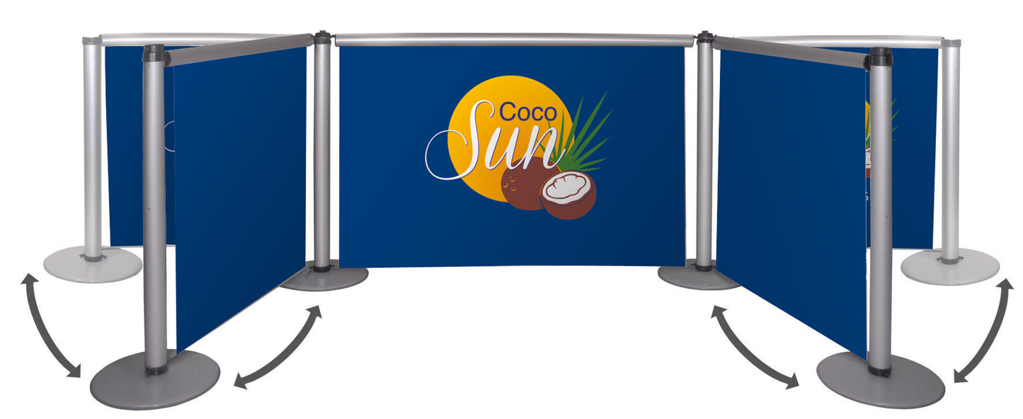 Bannerdisplay Aero 3,5m x 2m inkl. Digitaldruck, Roll Down Werbedisplay - Mobile Messestände -Modulare Displays-Passau