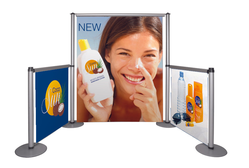 Bannerdisplay Aero 3,5m x 2m inkl. Digitaldruck, Roll Down Werbedisplay - Mobile Messestände -Modulare Displays-Passau