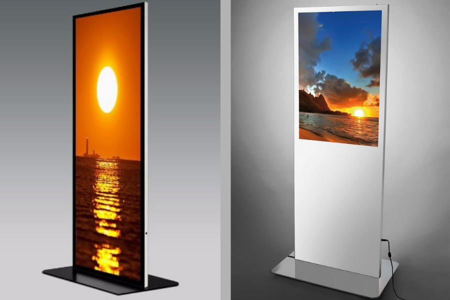 Leuchtsäule doppelseitig LuxLED DIN A1