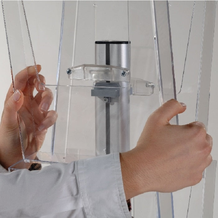 Boden-Prospektständer 4-seitig Multiside