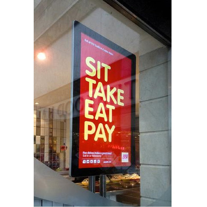 Slimline Pro Digitales Werbedisplays 19zoll inkl. Wandhalterung - 19 Zoll Android Werbedisplay - modularedisplays.com