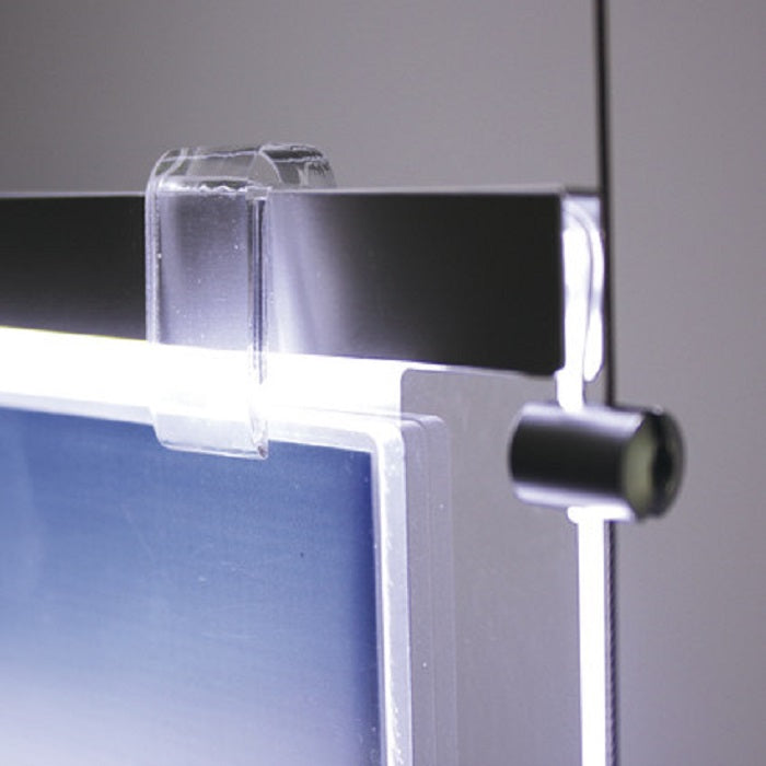 Beleuchtete Freistehende Postertaschen Fly Shine - modularedisplays.com