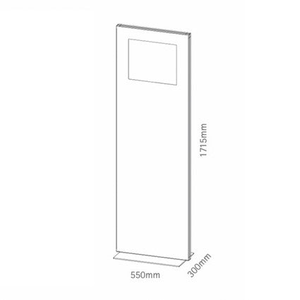 Bodenaufsteller mit Bildschirm iPoint Media 16 Zoll - modularedisplays.com