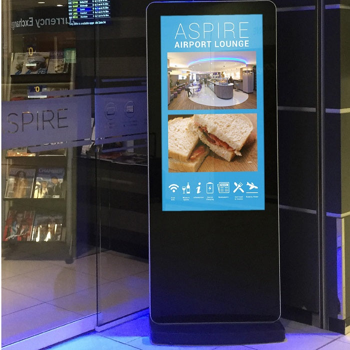 Digitale Infostele mit 50" Android Media Player - modularedisplays.com