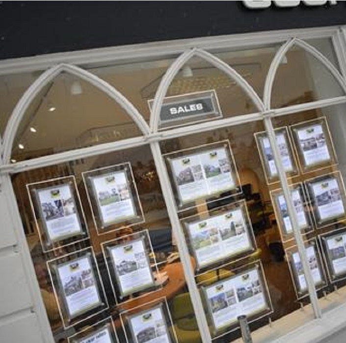 LED Acryltaschen mit seitlicher Befestigung 2x DIN A3 - modularedisplays.com