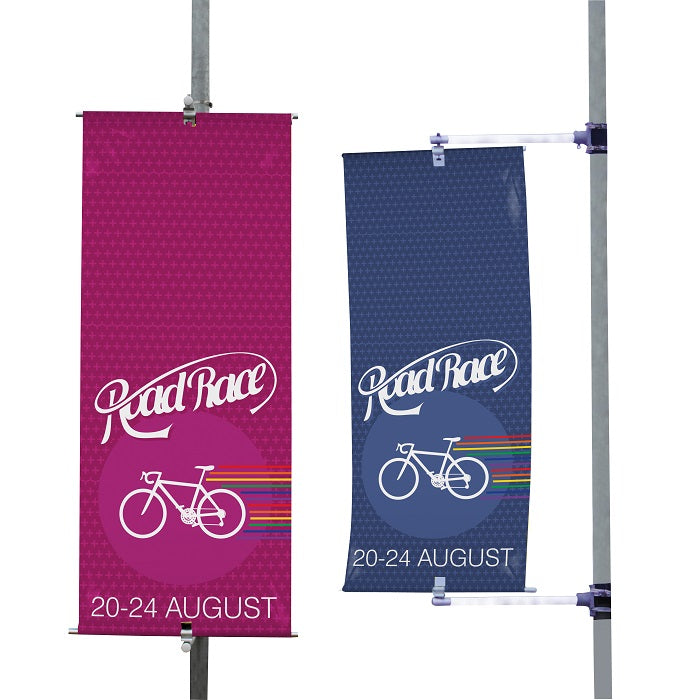 Doppelseitiger Fahnenausleger Mistral - modularedisplays.com