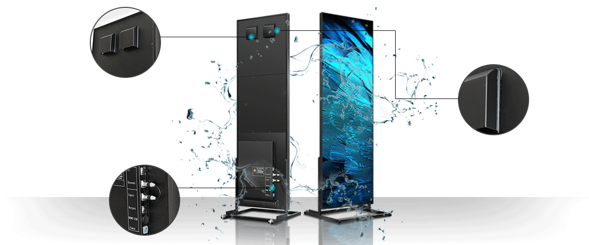 LED Videowall - Totem Outdoor P2.5 - P3 Videowand