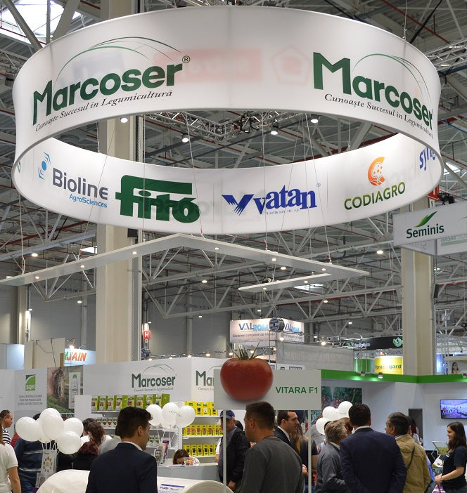 Deckenhänger rund mit Textilstoff 6m Dia