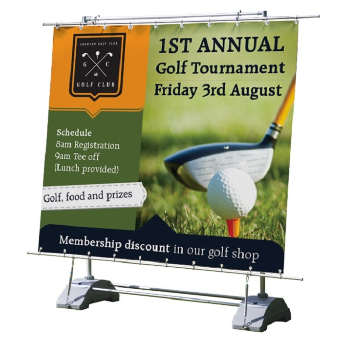 Großformat Außendisplay inkl. Digitaldruck Horizon - modularedisplays.com