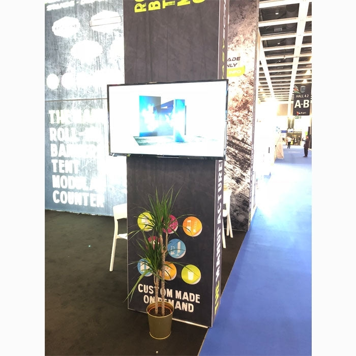 Monitorhalterung XL für PopUp Faltdisplay - modularedisplays.com