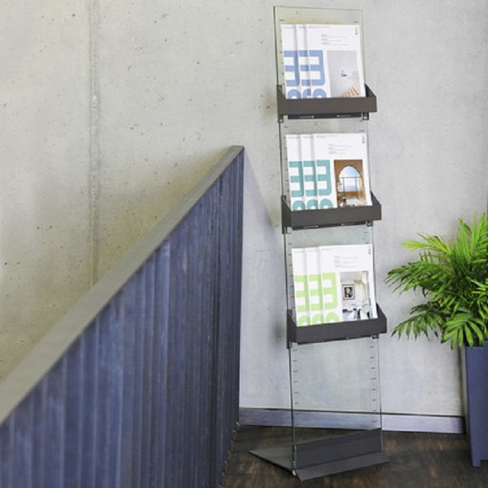 Bodenständer Glass Folder 1700mm - modularedisplays.com