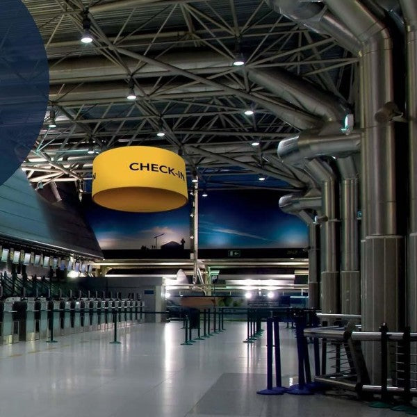 Deckenhänger rund 3m dia x 0,6m - modularedisplays.com