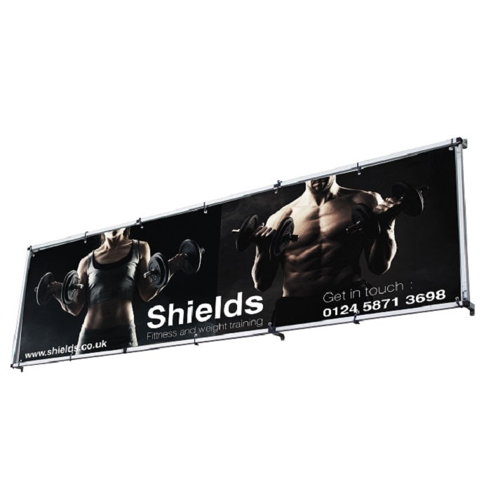 Einseitiger Wandbanner mit Digitaldruck - modularedisplays.com