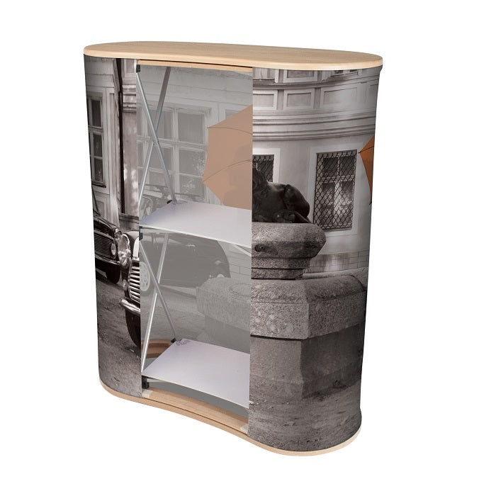 Faltbare Messetheke SEG - modularedisplays.com