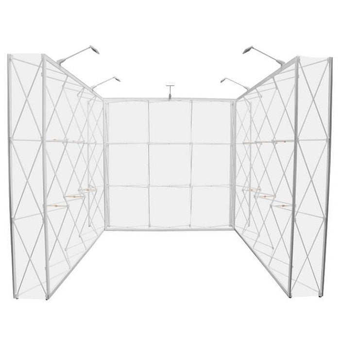 Faltdisplay gerade mit Kederprofil 3x3 inkl. Textildruck - modularedisplays.com