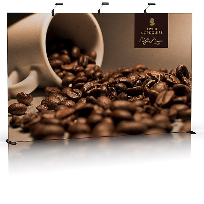 Gerade Messewand 378x240cm - modularedisplays.com