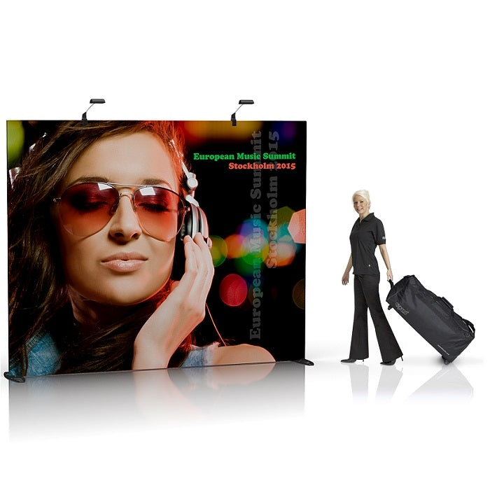 GrandFabric Gerade Messewand 305cm x 240cm - modularedisplays.com