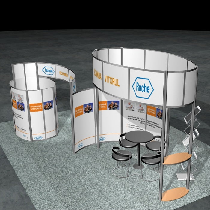 Messestand Inselstand 5m zu mieten - modularedisplays.com