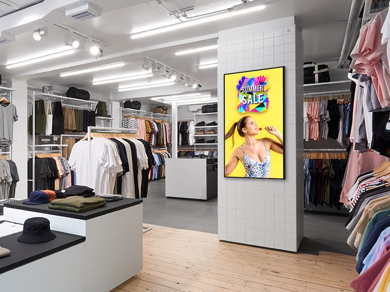 High Vibrance Android Advertising Displays