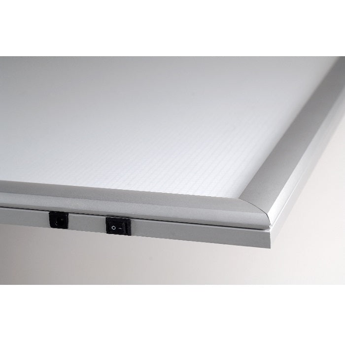 LED Leuchtrahmen 35mm einseitig 700x1000 - modularedisplays.com