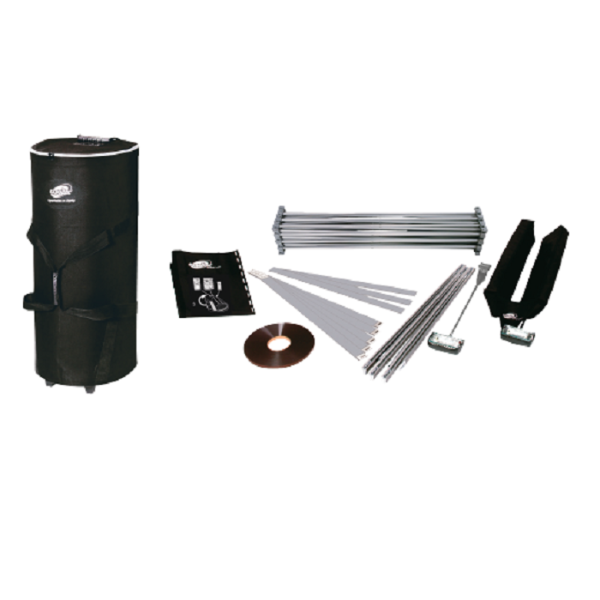 PopUp Faltdisplay 3x3 gerade mit Digitaldruck - modularedisplays.com