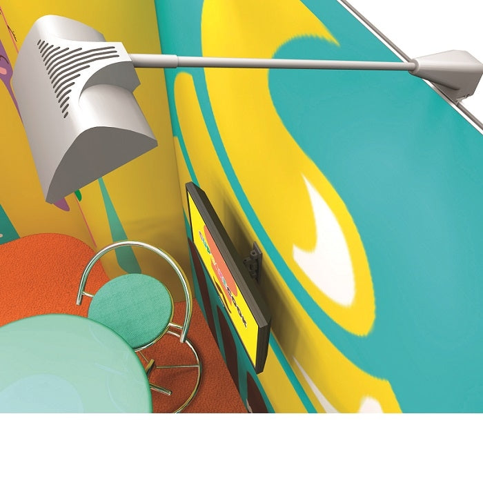 Mobiler Messestand 4mx4m mit PVC-Grafiken - modularedisplays.com