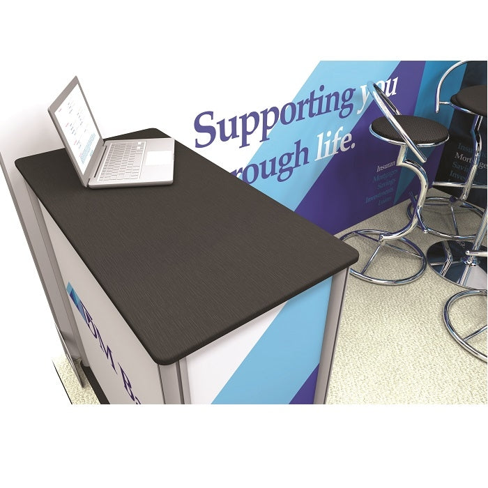 Mobiler Messestand mit drei Wände 3mx3m - modularedisplays.com