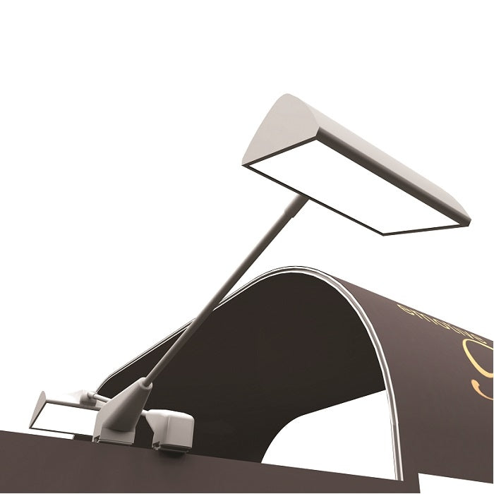 Mobiler Messestand mit Stoffgrafik Paneelen - modularedisplays.com