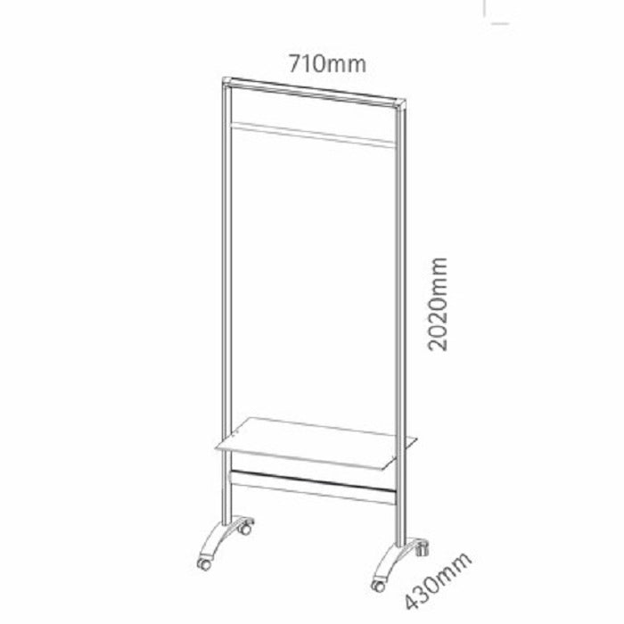 Mobiler Präsenter für Kleidung Sarto Soistes - modularedisplays.com