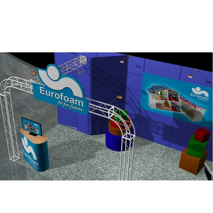 Modularer Messestand aus Paneelen - modularedisplays.com