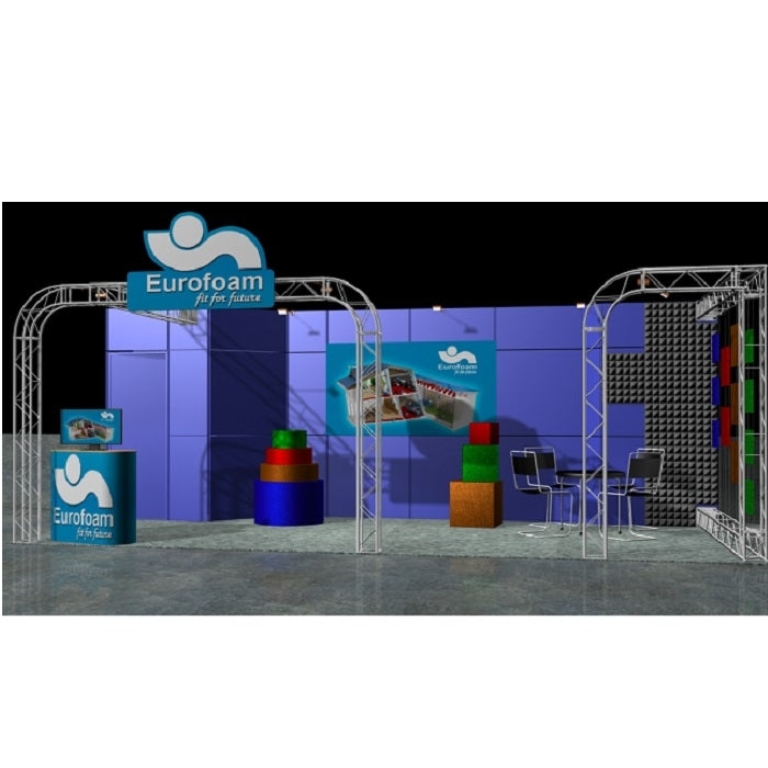 Modularer Messestand aus Paneelen - modularedisplays.com