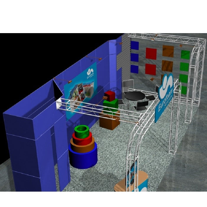Modularer Messestand aus Paneelen - modularedisplays.com