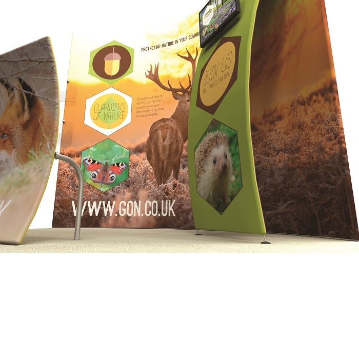 Modularer Messestand mit Digitaldruck - modularedisplays.com