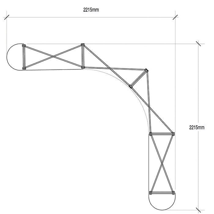 Pop-up 3x4 L-förmig inkl. Digitaldruck - modularedisplays.com
