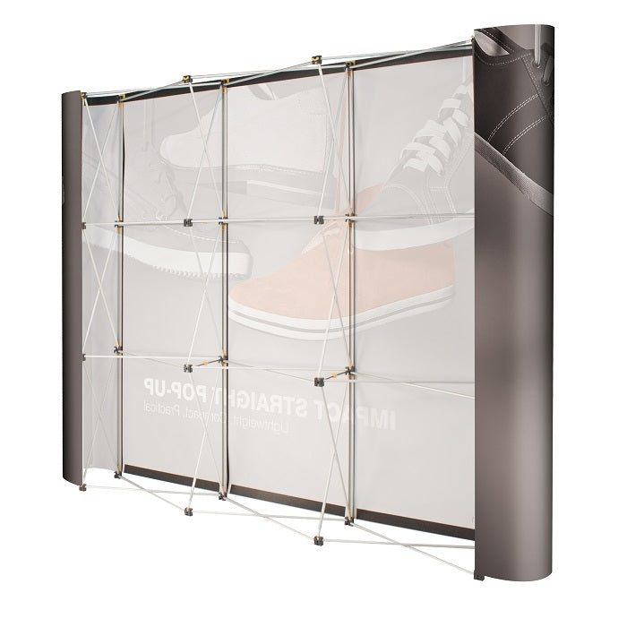 PopUp Faltdisplay Impact gerade 3x3 - modularedisplays.com