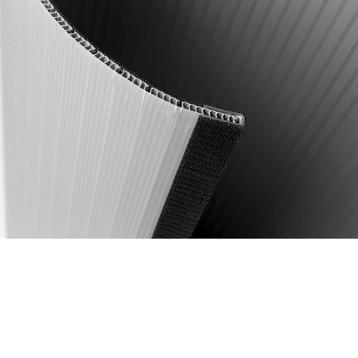 Runde Messetheke Promo mit Digitaldruck - modularedisplays.com