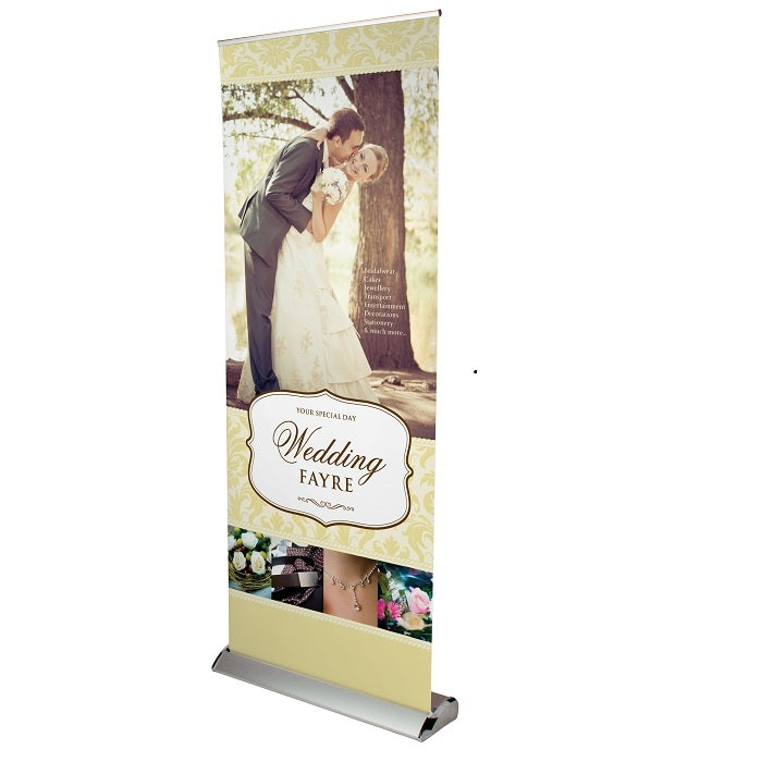 RollUp Banner Delta 850mm inkl. Digitaldruck - modularedisplays.com