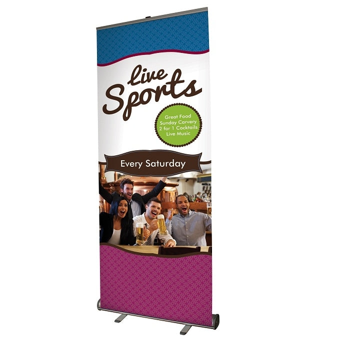RollUp Bannerdisplay Start 800mm inkl. Digitaldruck - modularedisplays.com
