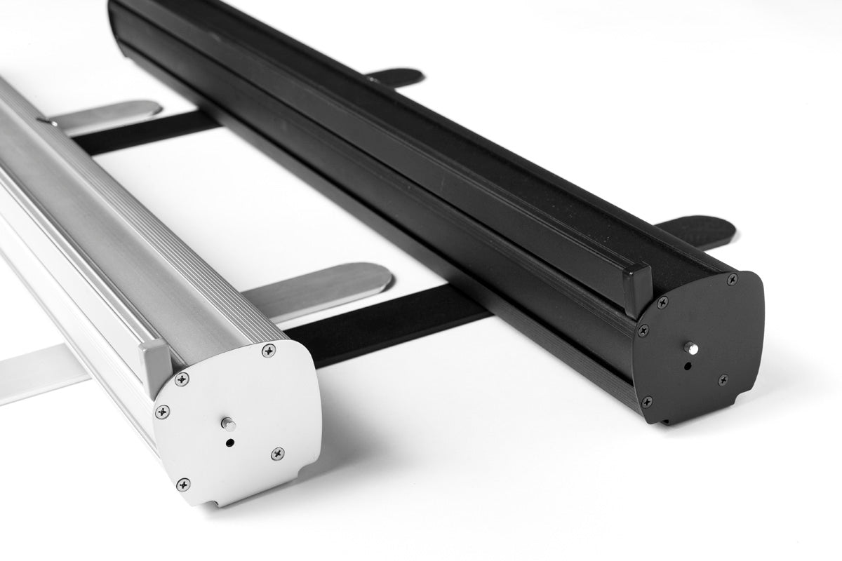 RollUp Banner Basic 80x200 mit Digitaldruck - modularedisplays.com