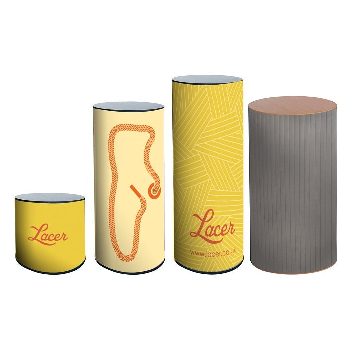 Runde Displaysäulen 400x400mm - modularedisplays.com