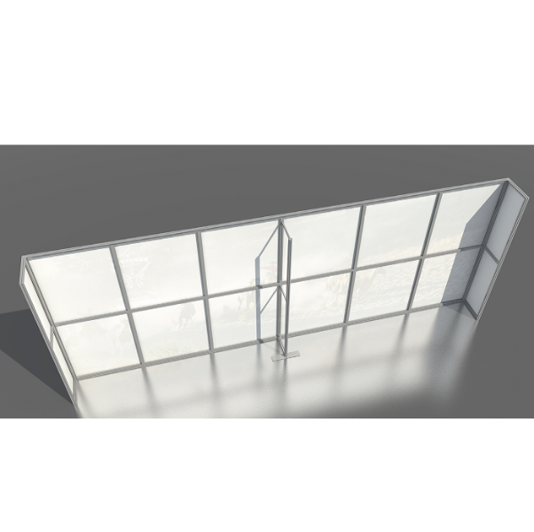 Textil Messewand komplett mit Druck 5m - modularedisplays.com