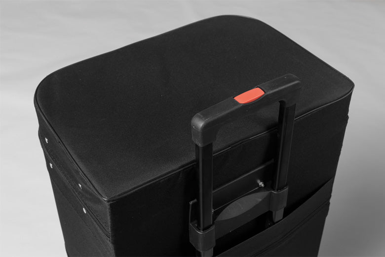 Textil Faltdisplay Premium 3x3 mit Textildruck - modularedisplays.com