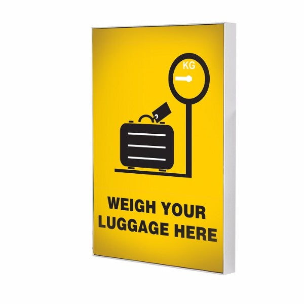 LED Wandrahmen DIN A0 mit Textildruck - modularedisplays.com