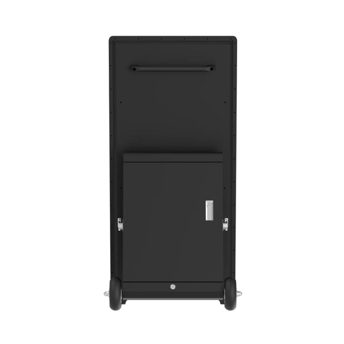 Mobiler Outdoor-Bildschirm 43 Zoll einseitig - Rückseite mit Akkufach - Modulare Displays® München