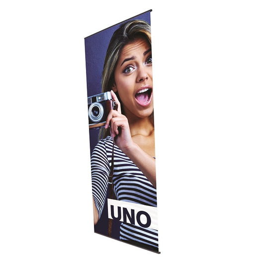 Bannerdisplay Uno inkl. Digitaldruck 800 mm