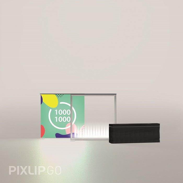 PIXLIP GO LED Leuchttheke Outdoor - modularedisplays.com