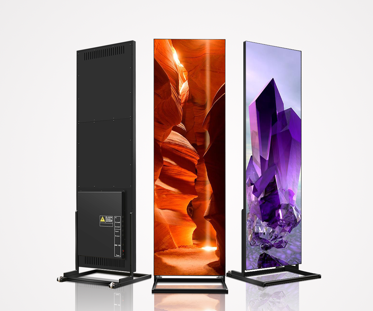 LED video wall freestanding - Totem Indoor P2 - P3 video wall – Mobile ...