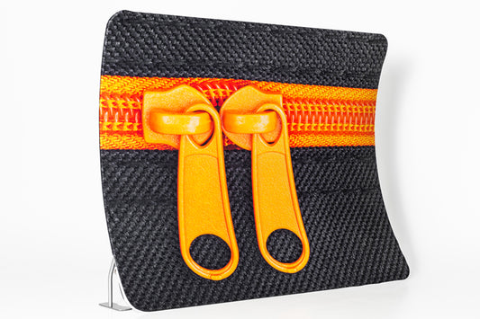 Faltwand Gebogen mit Textildruck Zipper XL - modularedisplays.com