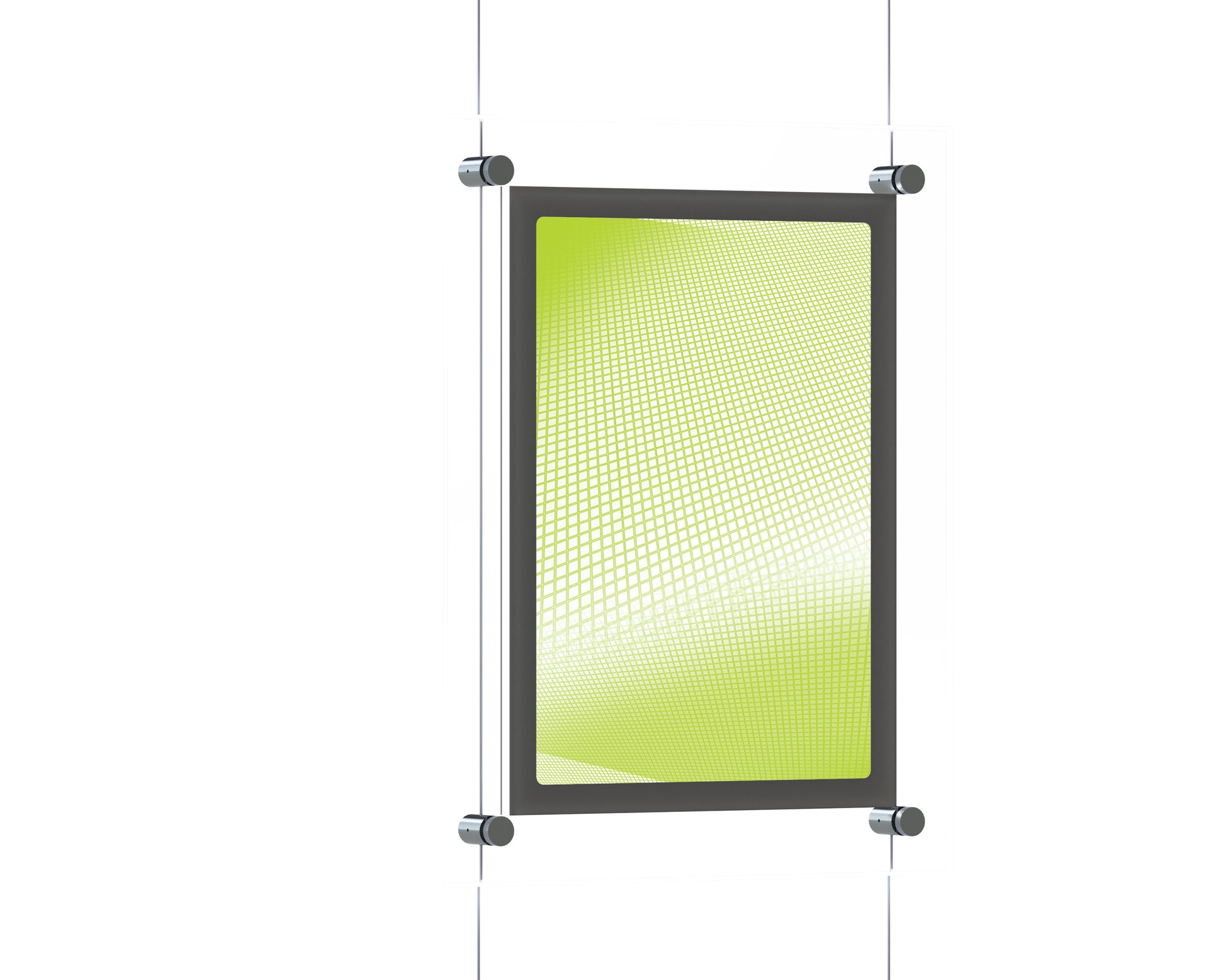 LED Schaufenster Display drehbar 8 x DINA4 - modularedisplays.com