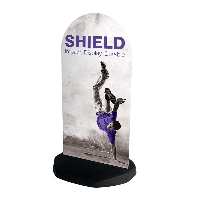 Shield Werbeträger - modularedisplays.com